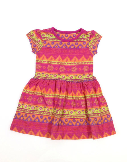 St. Bernard virág mintás baba ruha