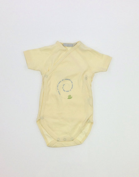 Csiga mintás sárga body