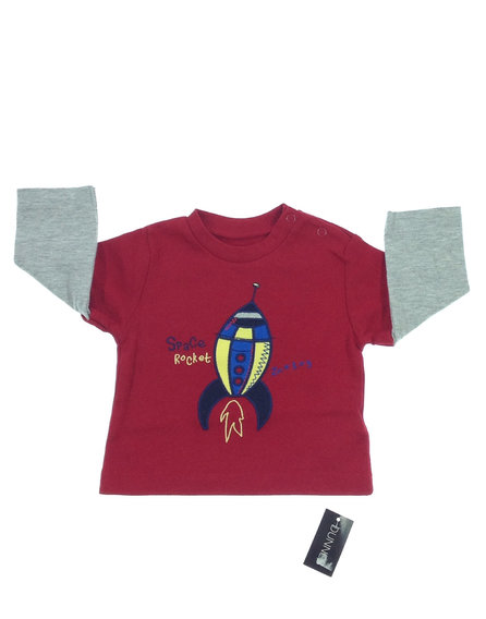 St. Bernard űrhajó mintás kisfiú felső