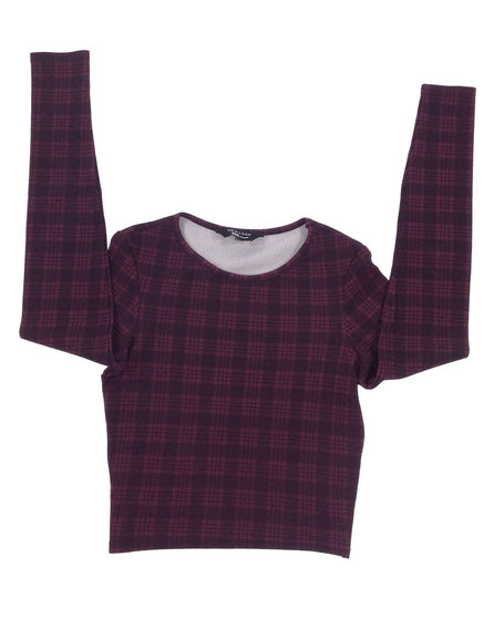 New Look kockás lányka felső