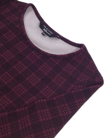 New Look kockás lányka felső