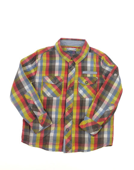 Marks&Spencer színes kockás kisfiú ing