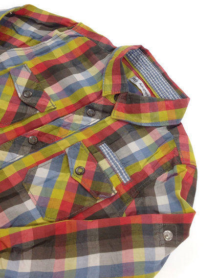 Marks&Spencer színes kockás kisfiú ing