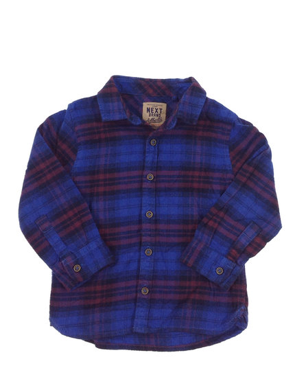 Next sötét kockás kisfiú ing