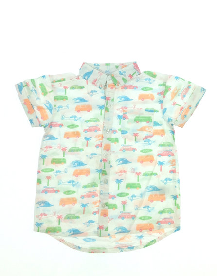 Heatons jármű mintás kisfiú ing