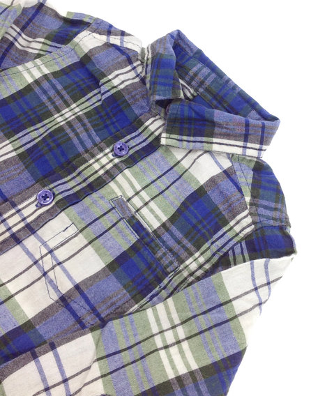 Cherokee kék nagykockás kisfiú ing