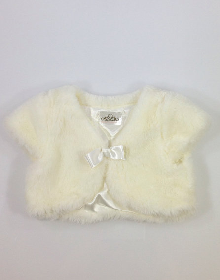 Dress to Impress pezsgő színű szőrös boleró