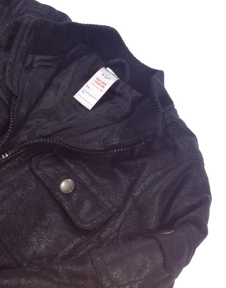 Urban fekete fiú kabát