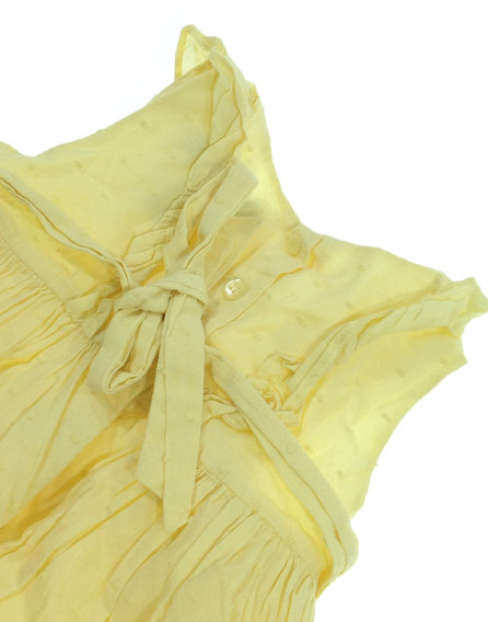 Maggie Zoe citromsárga kislány alkalmi ruha bugyival