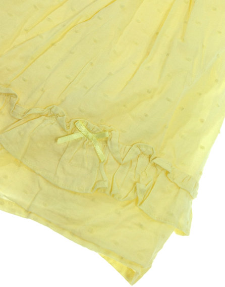 Maggie Zoe citromsárga kislány alkalmi ruha bugyival