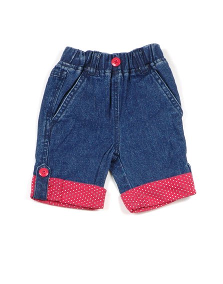 Farmer nadrág,piros gombokkal