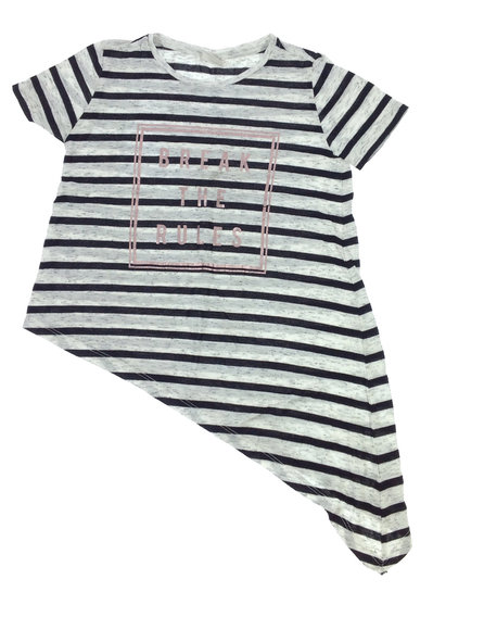 F&F csíkos hosszított póló