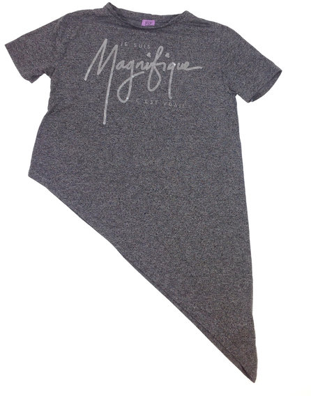 F&F szürke kislány póló