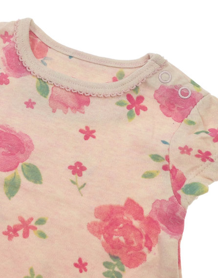 Mothercare rózsa mintás baba póló