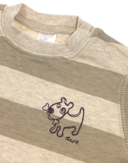 Next kutya mintás baba felső