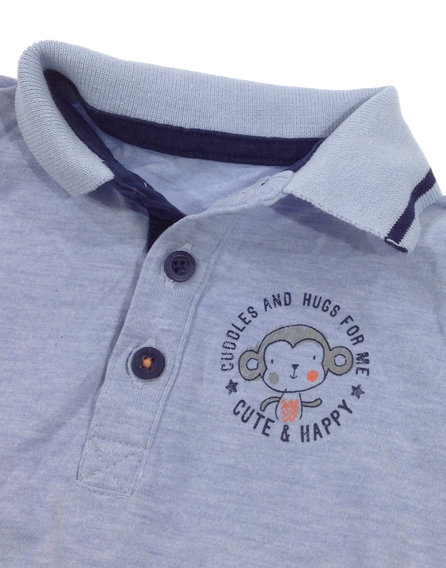 George majom mintás baba póló