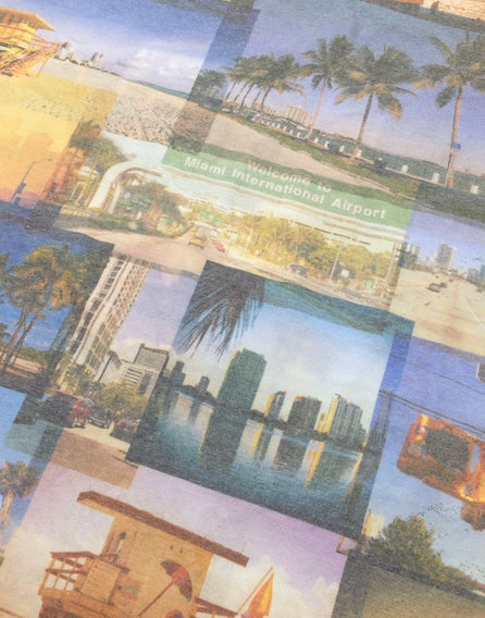 Rebel Miami mintás fiú póló