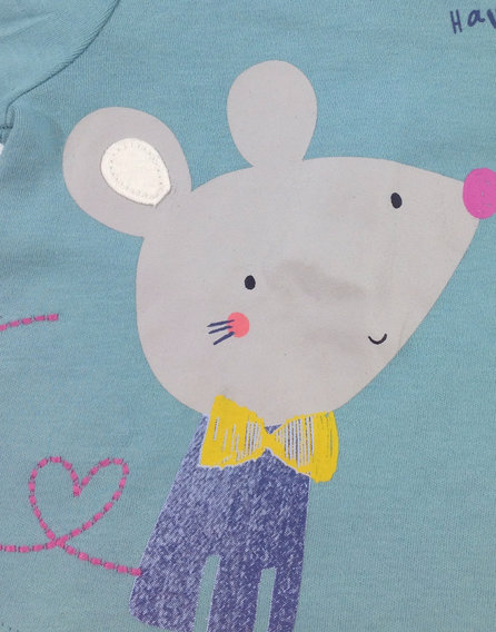 Mothercare egérke mintás kislány felső