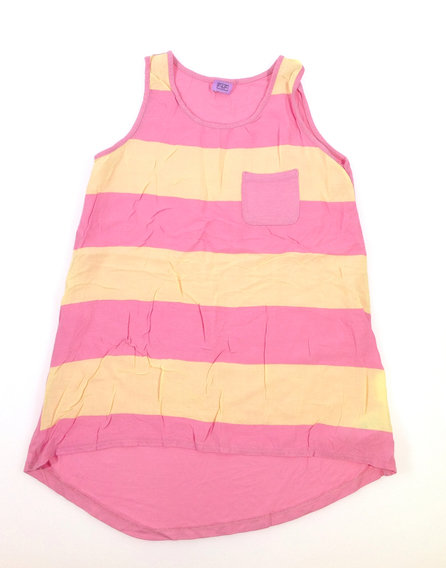 F&F rózsaszín csíkos lányka atléta