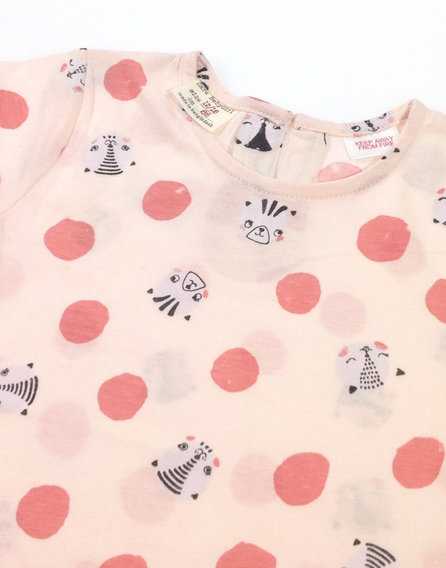 Zara pöttyös kislány póló