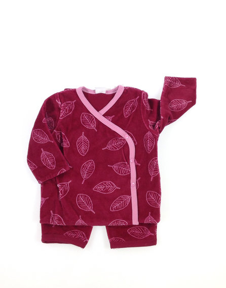 Pumpkin Patch levél mintás baba pizsama