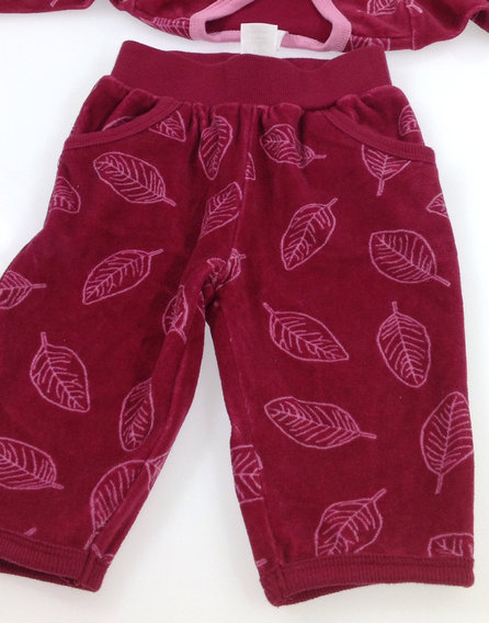 Pumpkin Patch levél mintás baba pizsama