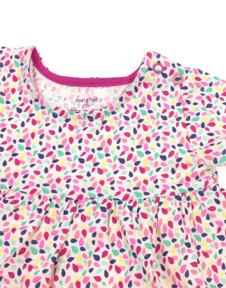 F&F színes baba ruha