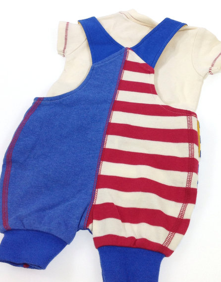 Next csíkos baba kantáros rövidnadrág bodyval