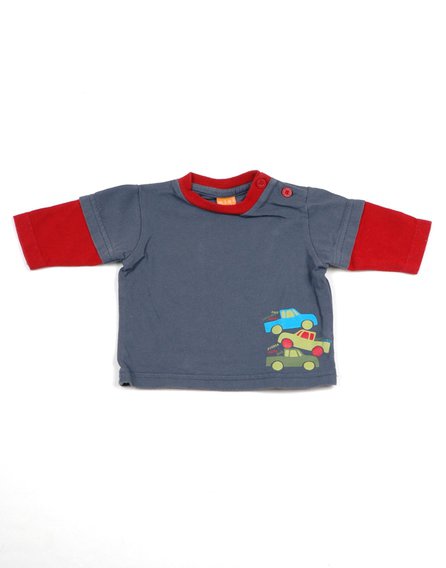 Mini mode autókás hosszú ujjú póló