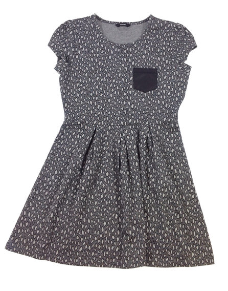 George szürke pöttyös lányka ruha