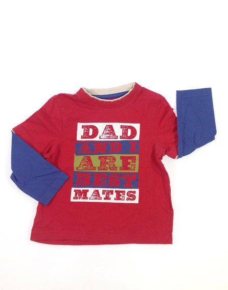 Nyomott mintás kisfiú felső