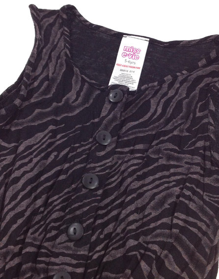 Miss E-vie zebracsíkos kislány overál