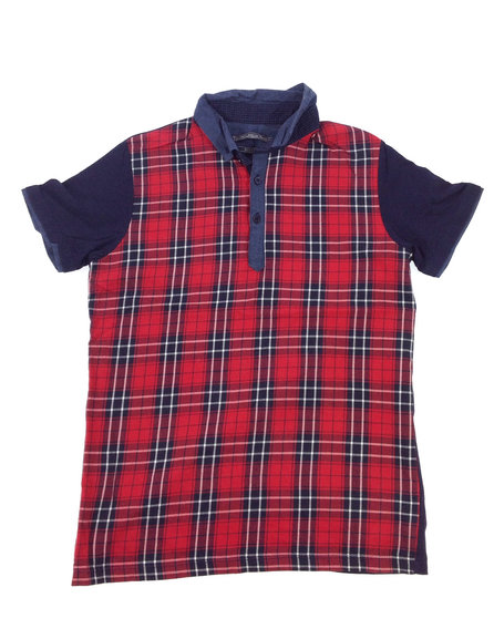 Next kockás fiú piké póló