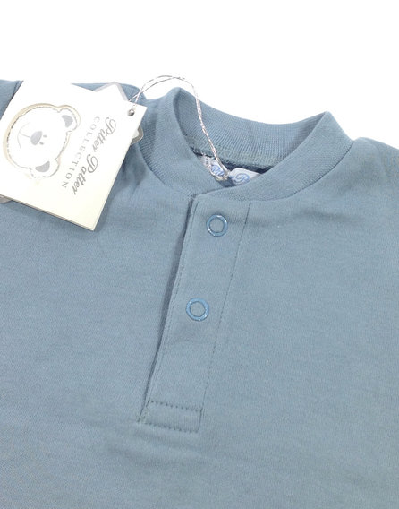 Pitter Patter kékeszöld baba póló