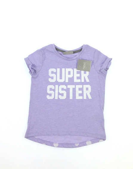 Next nyomott feliratos kislány póló