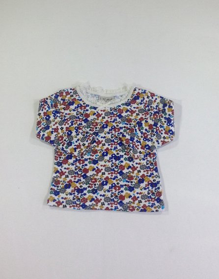 Next virág mintás baba felső