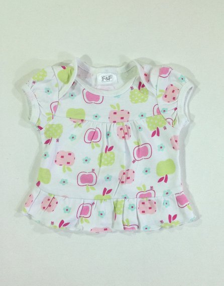 F&F gyümölcs mintás baba póló
