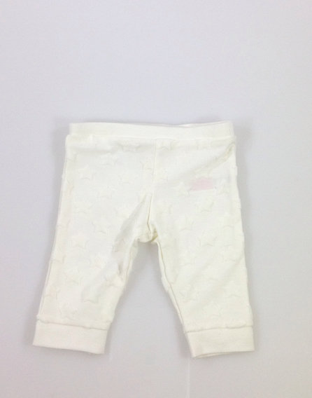 F&F fehér csillag mintás baba leggings