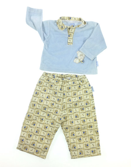 Trimex maci mintás baba pulóver nadrággal