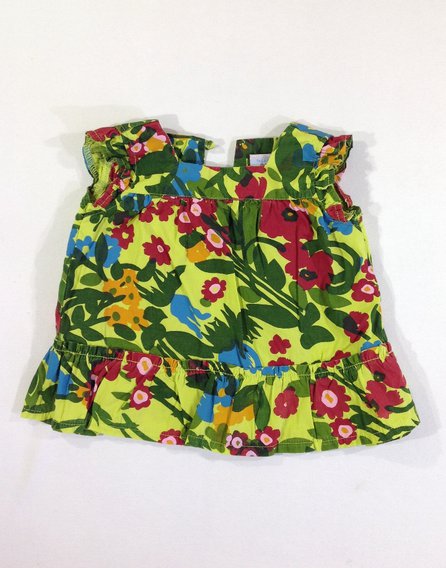 Vidám mintás baba ruha