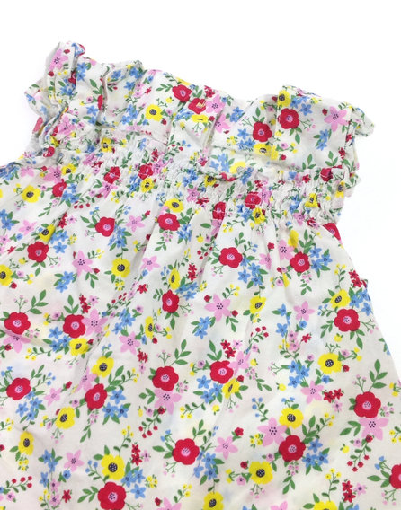 Tu virág mintás baba ruha