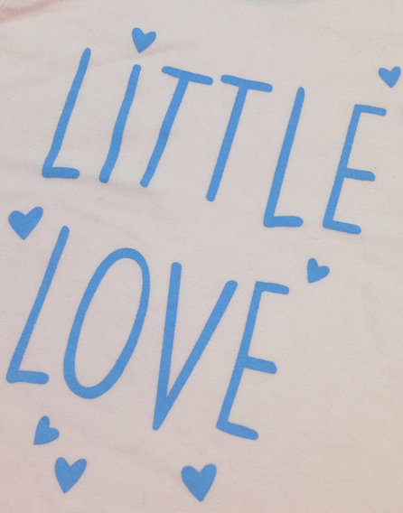 Y.D. halványrózsaszín baba póló