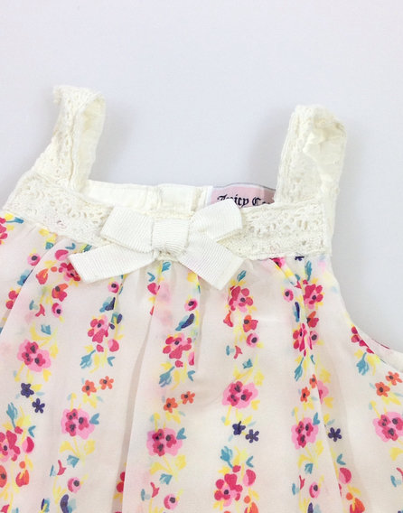 Juicy Couture virág mintás baba blúz