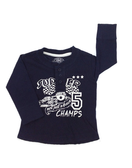 Early days versenyautó mintás baba felső