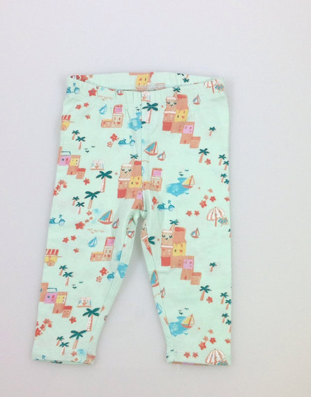 Baby Club város mintás baba leggings