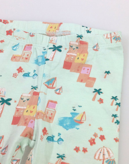 Baby Club város mintás baba leggings