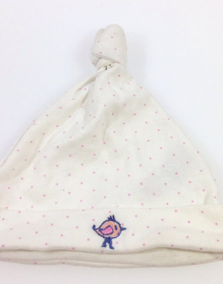 St. Bernard madárkás baba sapka