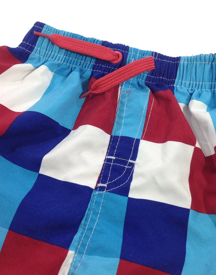 St. Bernard kockás kisfiú fürdőnadrág