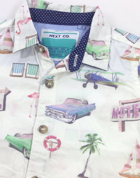 Next vidám mintás baba ing