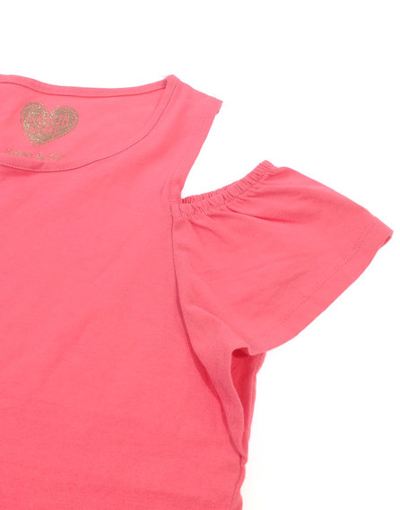 F&F narancssárga kislány póló